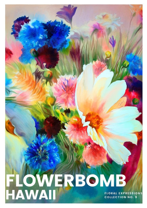 Flowerbomb - Hawaii Kunstposter