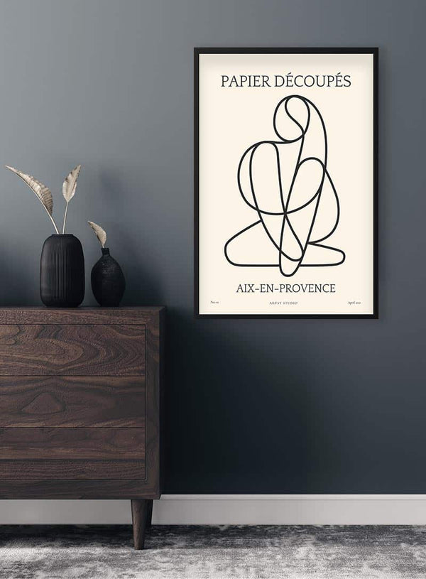 Papier Decoupe No. 01 Poster til Stuen