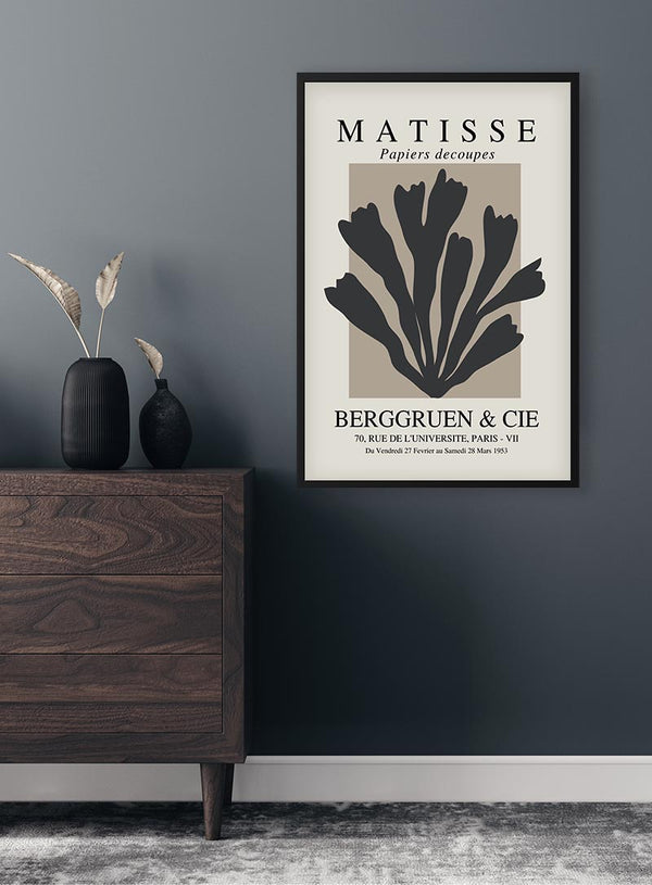 Black Papier Decoupe poster