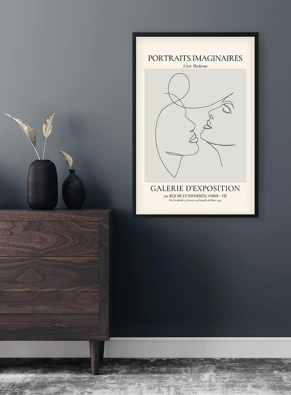 Portraits Imaginaires Kiss No. 2 Poster