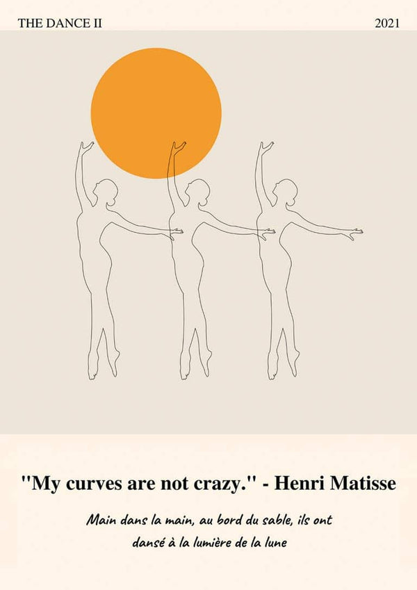 Matisse Inspired The Dance II Poster