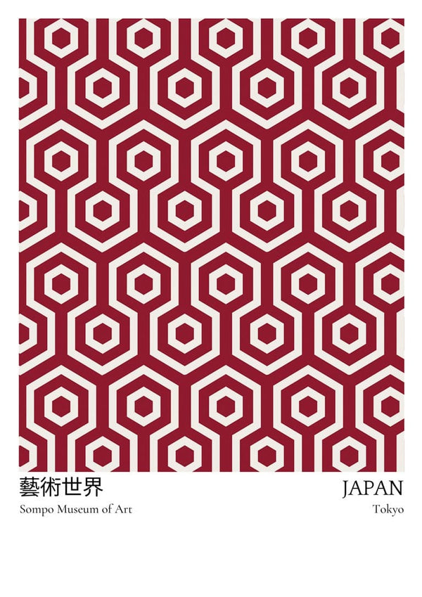 Red From Japan Exhibition Poster
