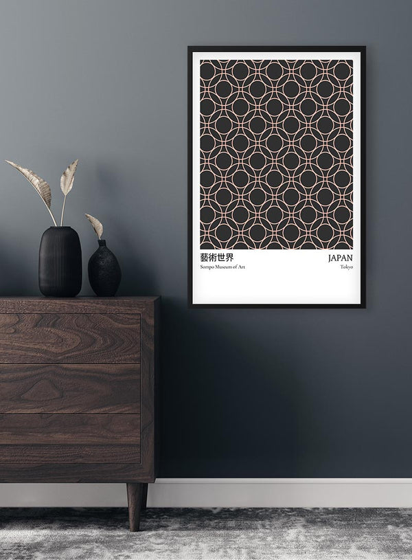 Black Dots Japan Exhibition Poster
