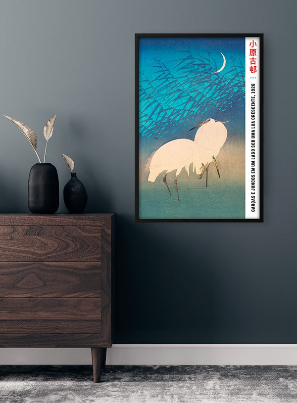 Ohara Koson - Two Cranes Poster