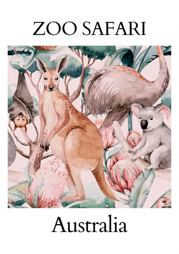 Zoo Safari - Australia Poster