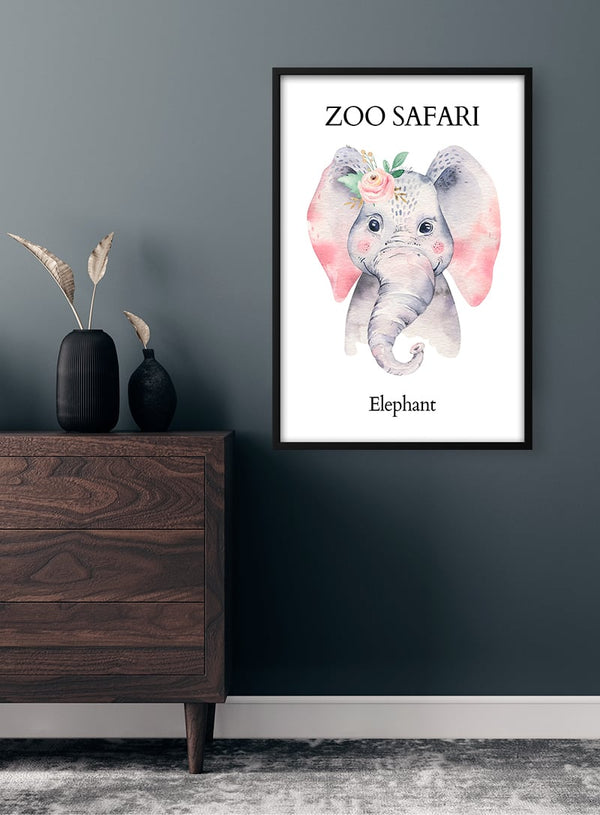 Zoo Safari - Elephant Poster