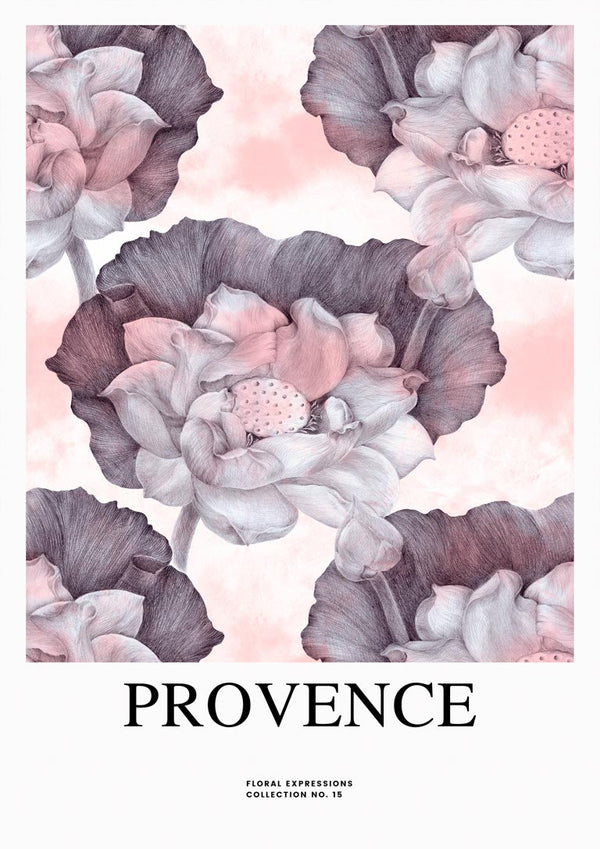 Flowers at Provence Poster
