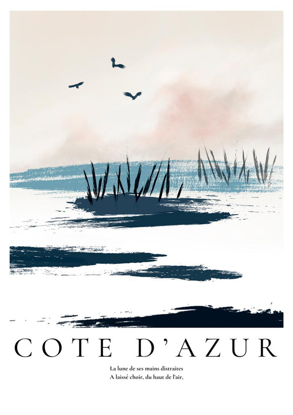 Cote 'Azur Landscape Poster