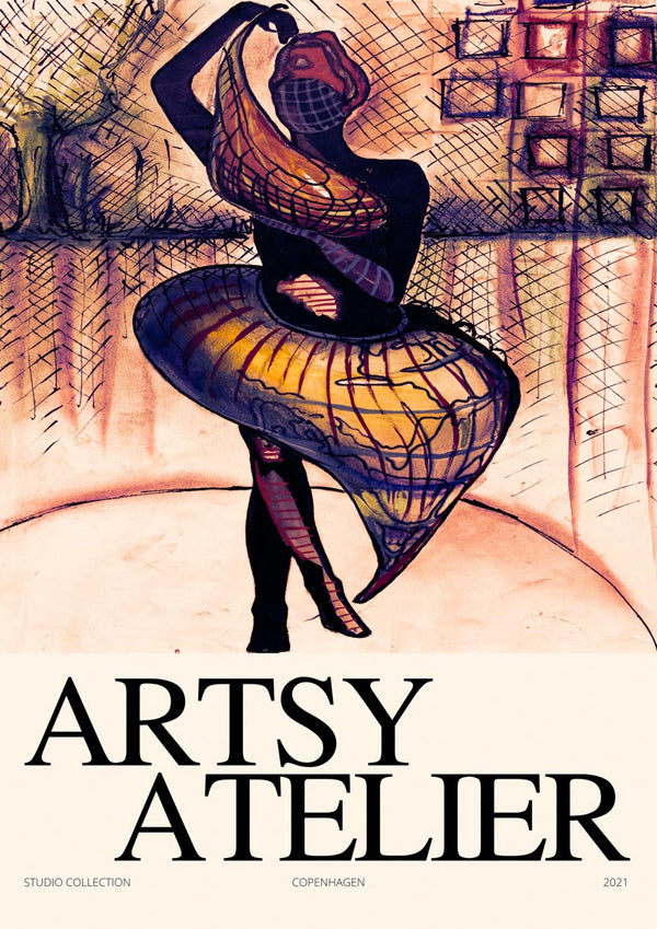 Beautiful Dancer Atelier Poster