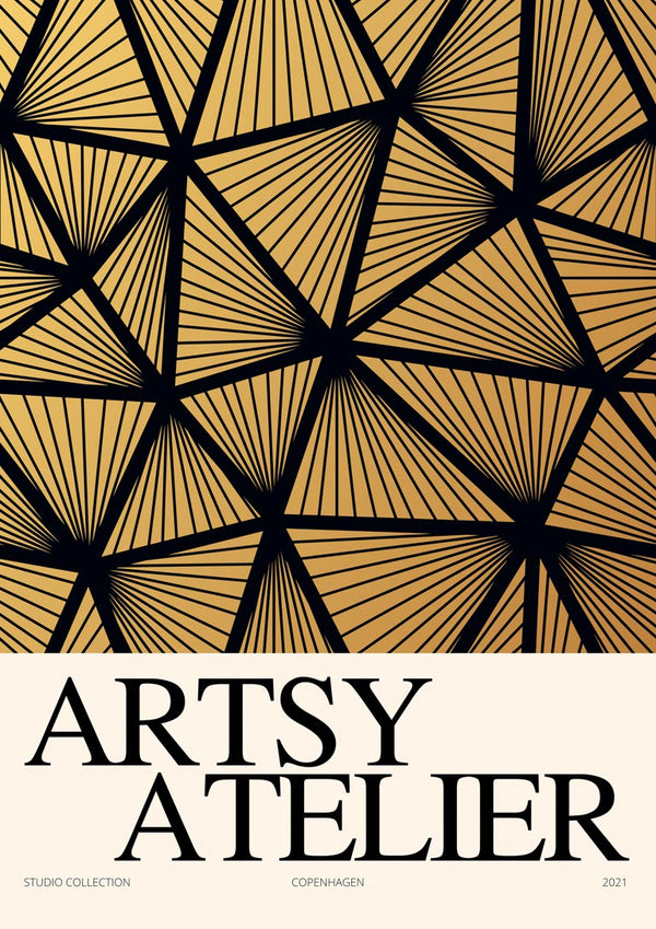 Yellow Mesh Artsy Atelier Poster