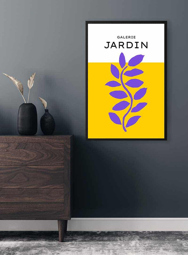 Galerie Jardin Yellow Poster