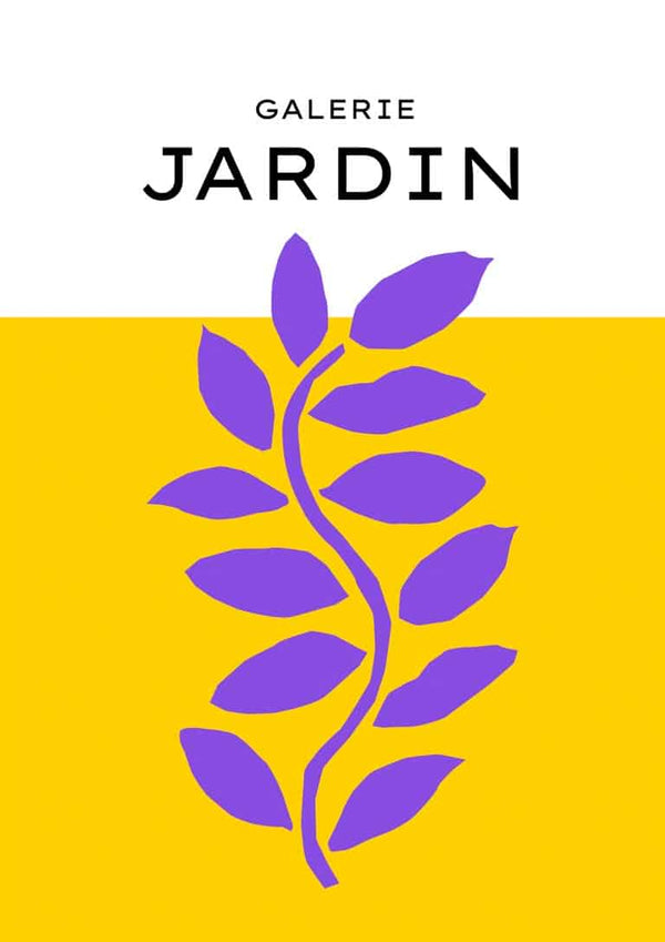 Galerie Jardin Yellow Poster