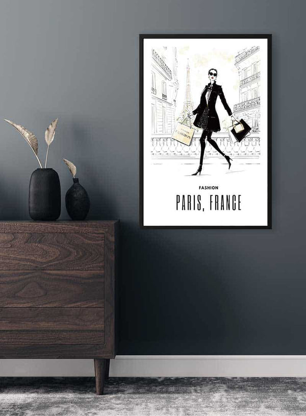 Fashion in Paris Poster