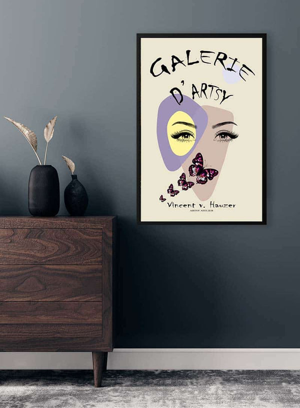 Be my Butterfly - Vincent von hauzer Poster
