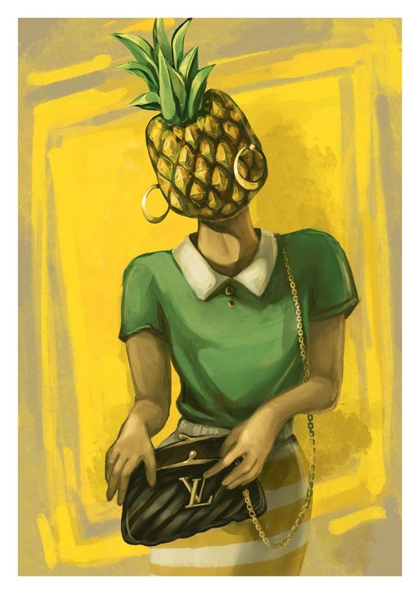 Pineapple Fashion - Kate Aitana Poster