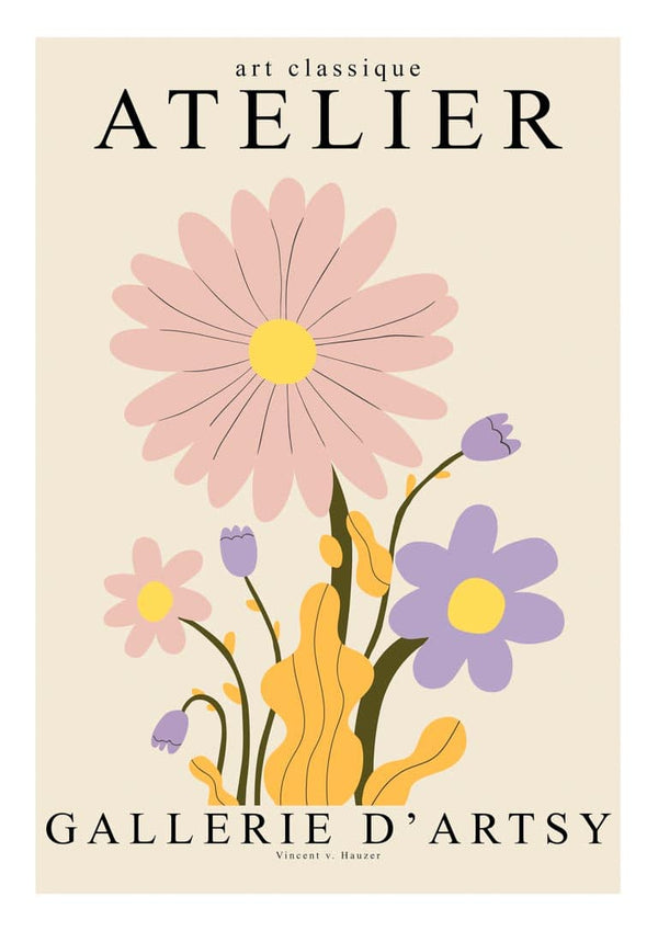 Flower Exhibition - Vincent V Poster