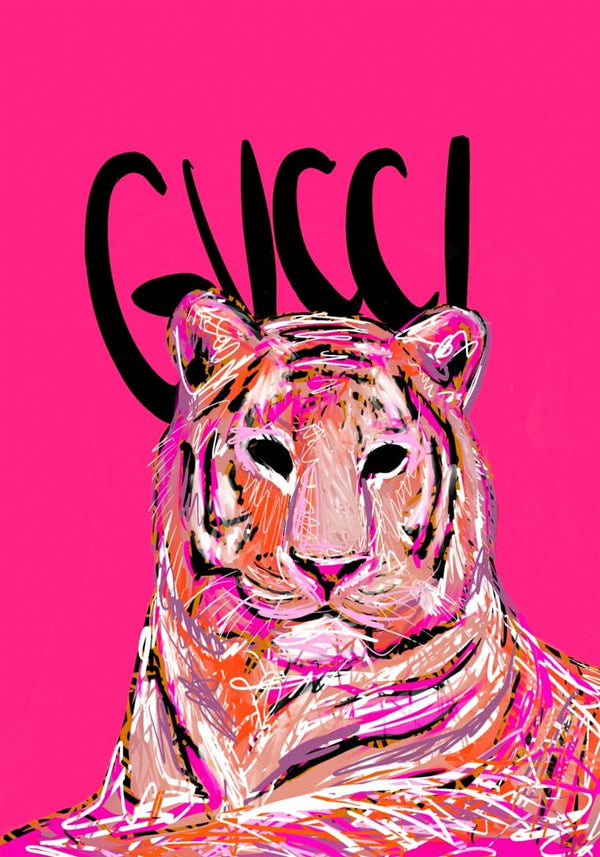 Gucci Tiger Fashion No 02 Poster