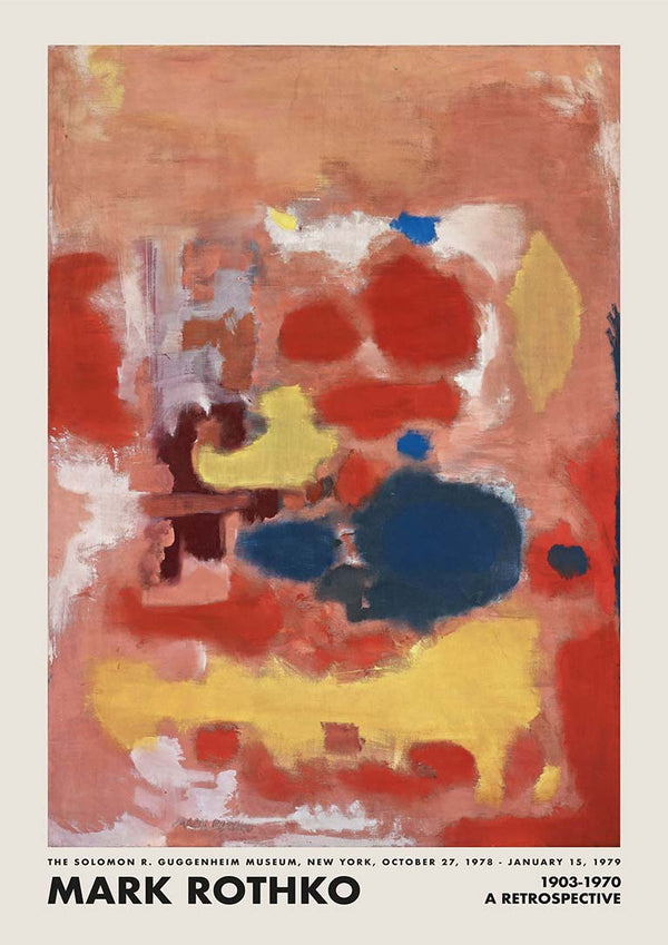 Rothko Gelb auf Orange
