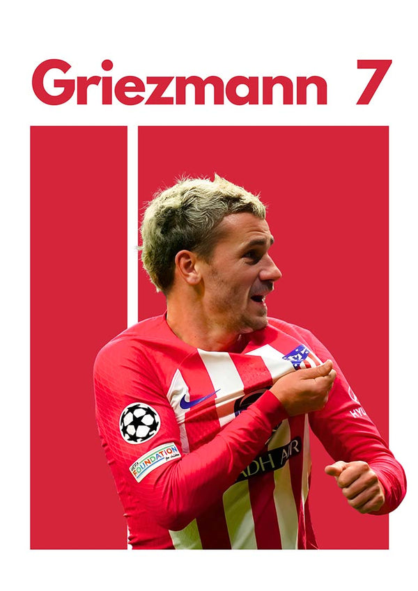 Antoine Griezmann Fußballposter