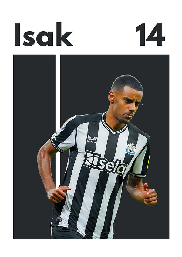 Alexander Isak Football Poster