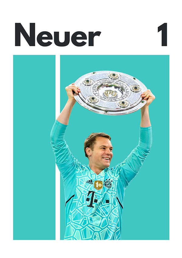 Manuel Neuer Football Poster