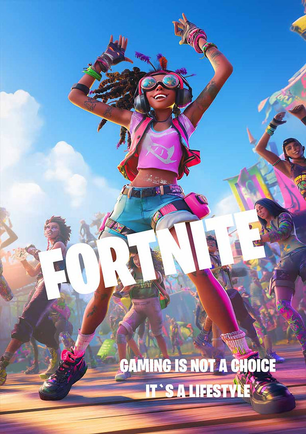Fortnite Gamer Plakat