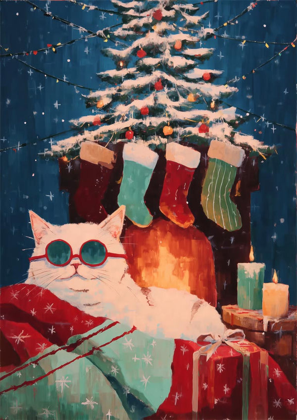 White Cat Socks