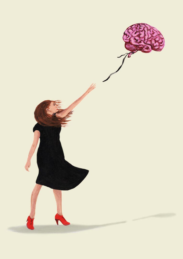 Banksy inspired brain balloon - Coco de Paris