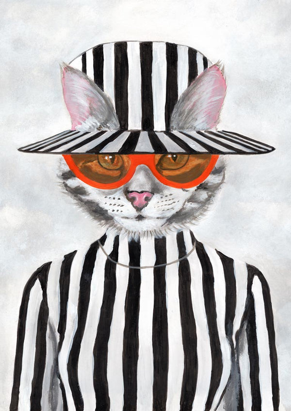 Cat in stripy mood - Coco de Paris
