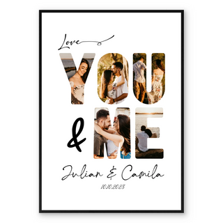 You & Me - Personalized Poster