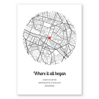Where it all began - Personalized Poster