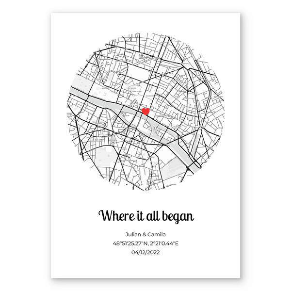 Where it all began - Personalized Poster