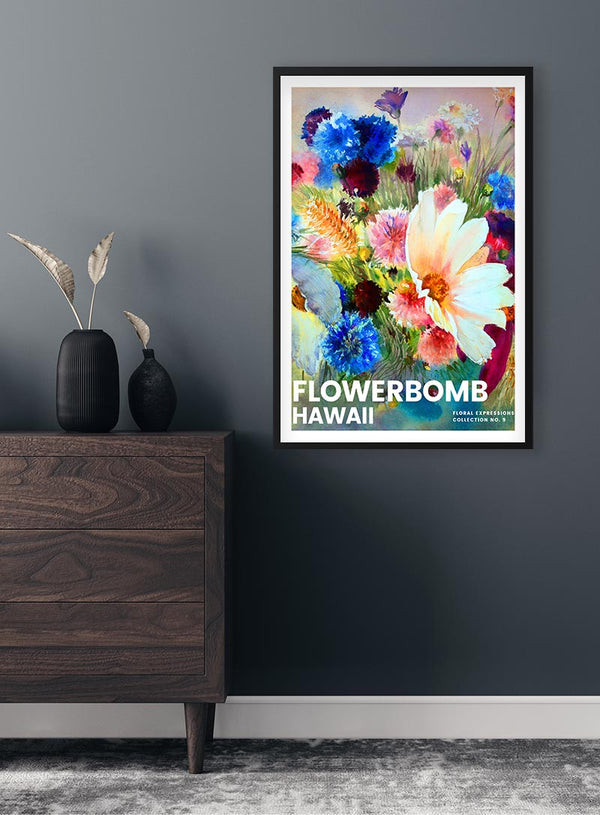 Flowerbomb - Hawaii Kunstposter