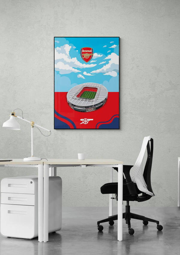 Emirates Stadium Arsenal Football Poster