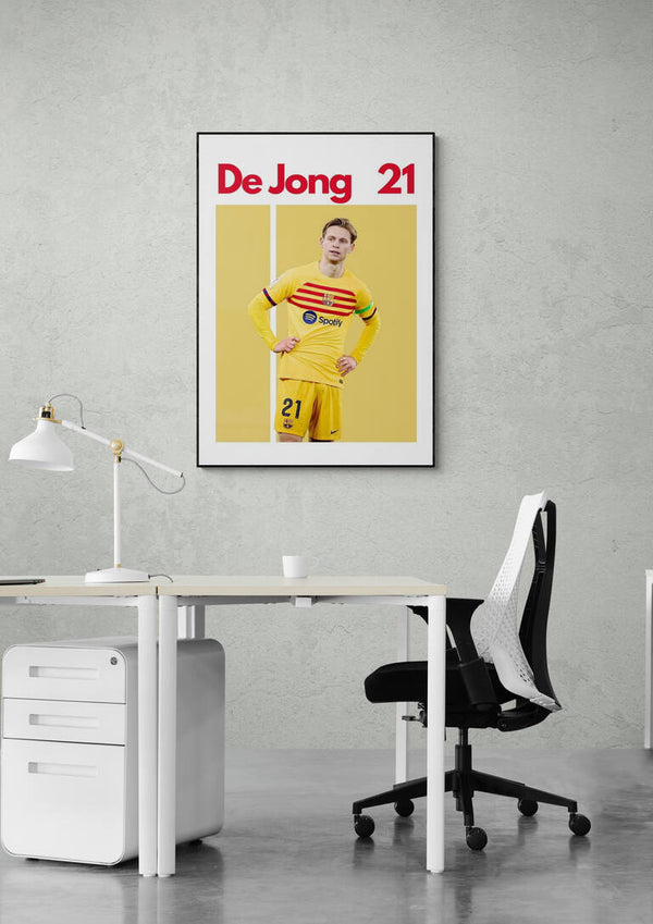 Frenkie de Jong Football Poster