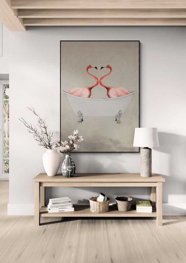Flamingos in Bathtub - Coco de Paris