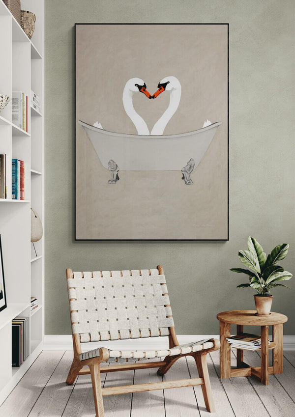 Swans in Bathtub - Coco de Paris