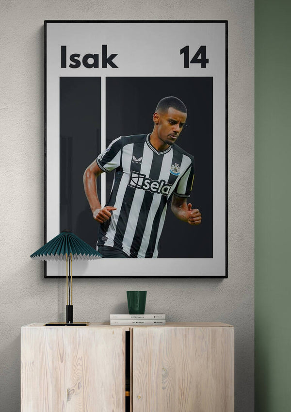 Alexander Isak Football Poster